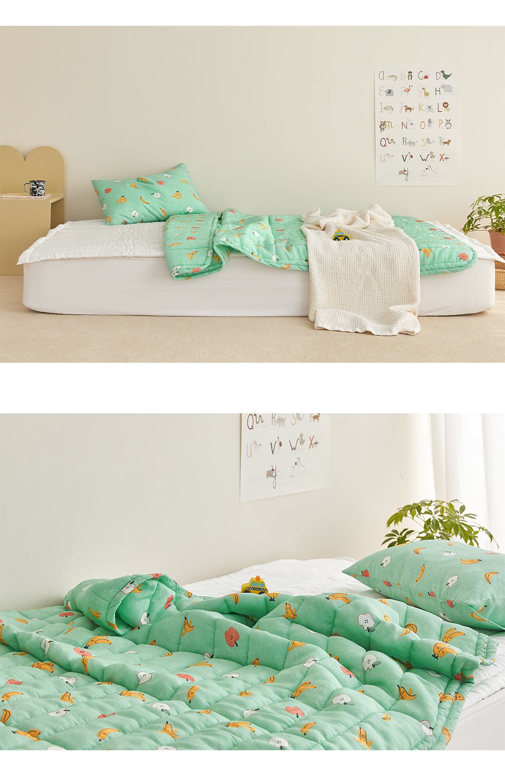 韓國 Maatila - (兒童款)涼感嫘縈夏季被-水果樂園