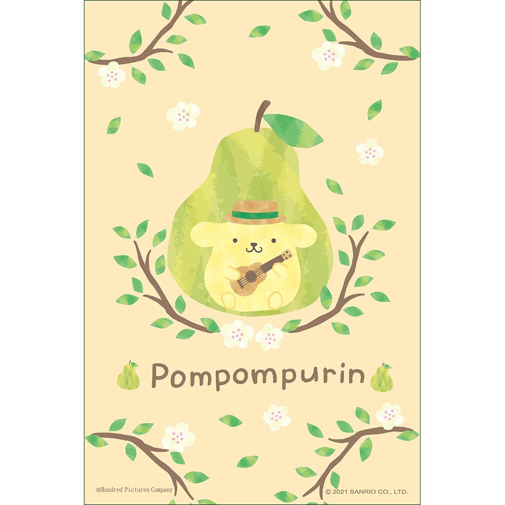 PomPomPurin【水果系列】水梨鐵盒拼圖36片