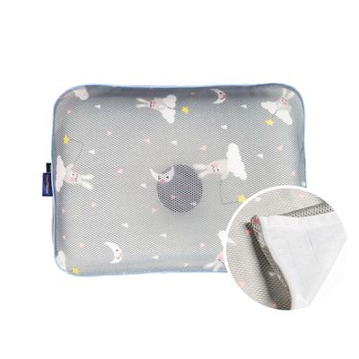 韓國 GIO Pillow - 雙淇淋冰涼透氣護頭型枕S/M號-晚安兔兔