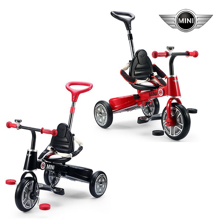 英國 Mini Cooper - 折疊三輪車10吋-紅