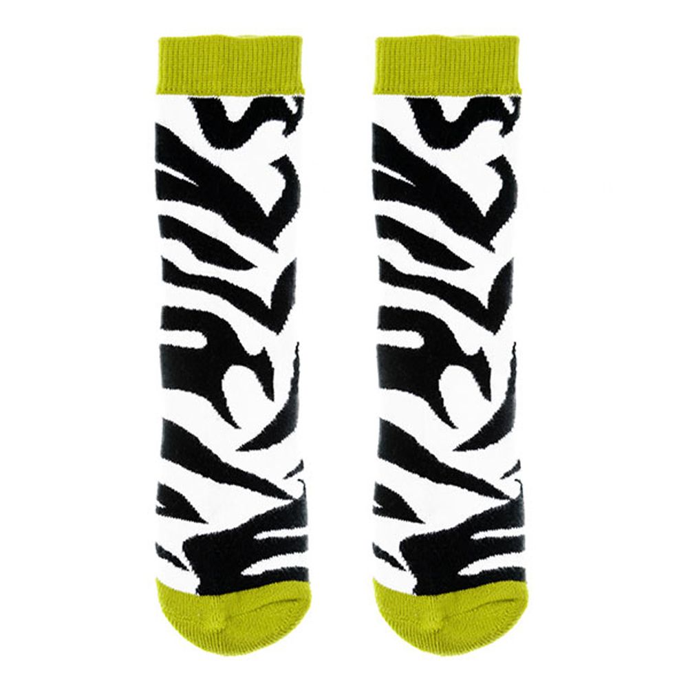 【英國Squelch】 - 防滑棉襪-Zebra超酷斑馬 (3-6Y)