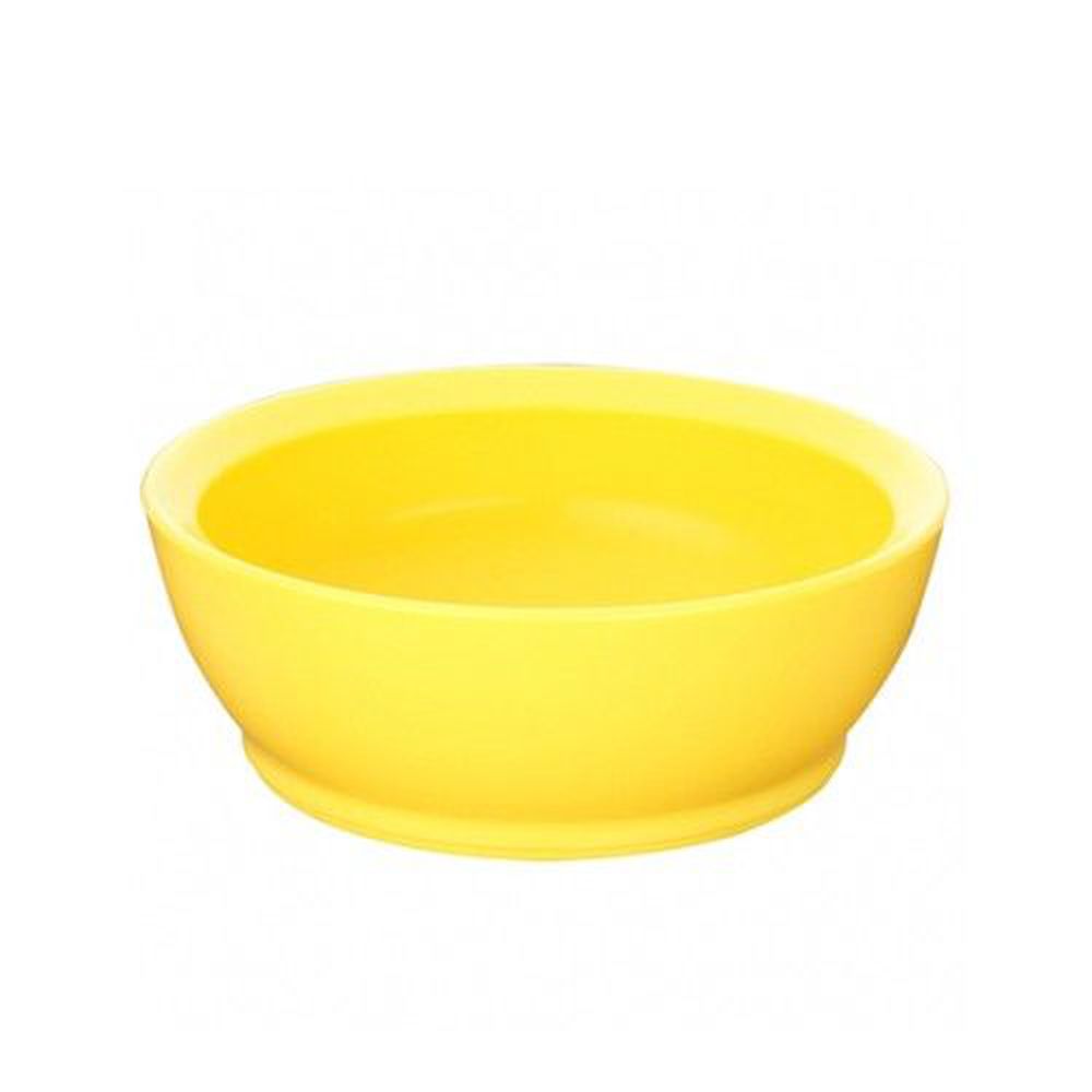 美國 Calibowl - 12oz防漏學習碗-黃色-單入無蓋