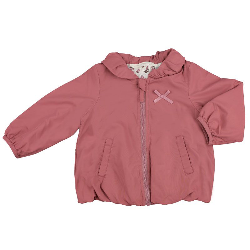 akachan honpo - 防潑水夾克-酒紅色