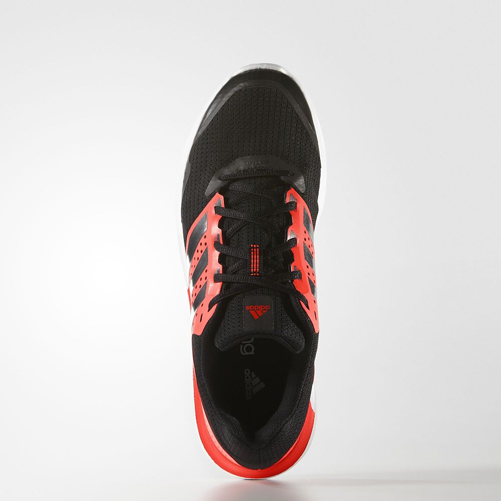 adidas - 愛迪達童鞋-超輕運動慢跑鞋(成人男段)-黑紅