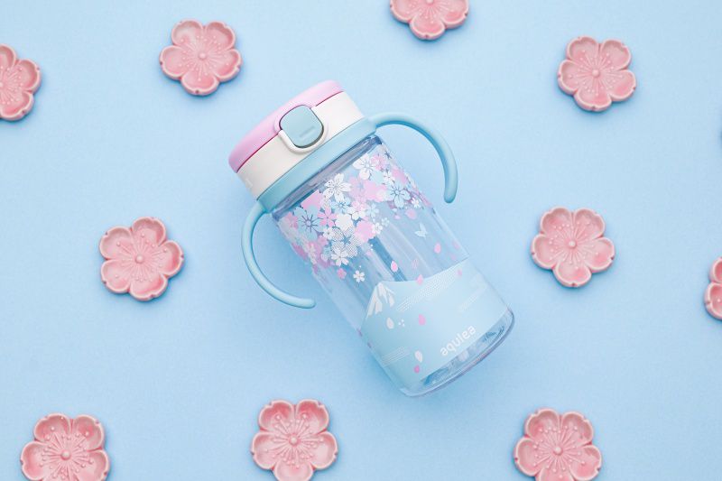 日本 Richell 利其爾 - 兒童隨身吸管水杯-福氣翁-320ml