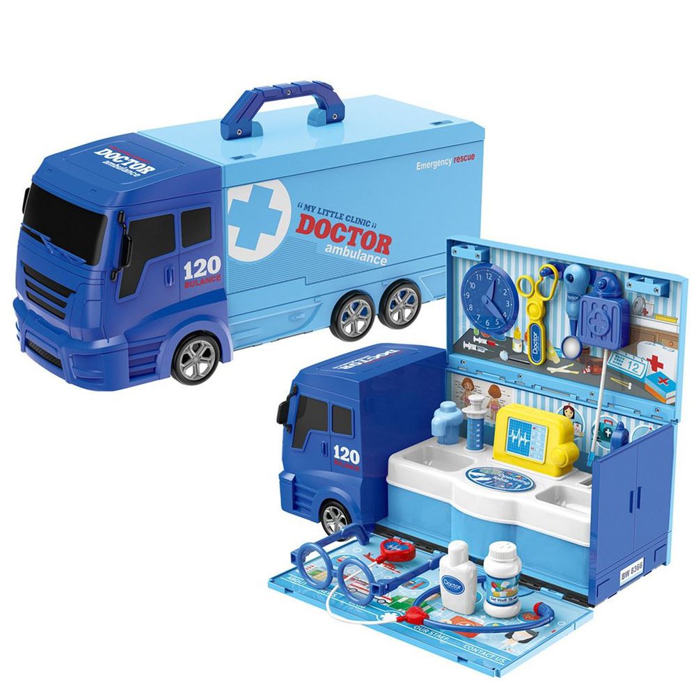 小小家 - 行動醫療車-藍色
