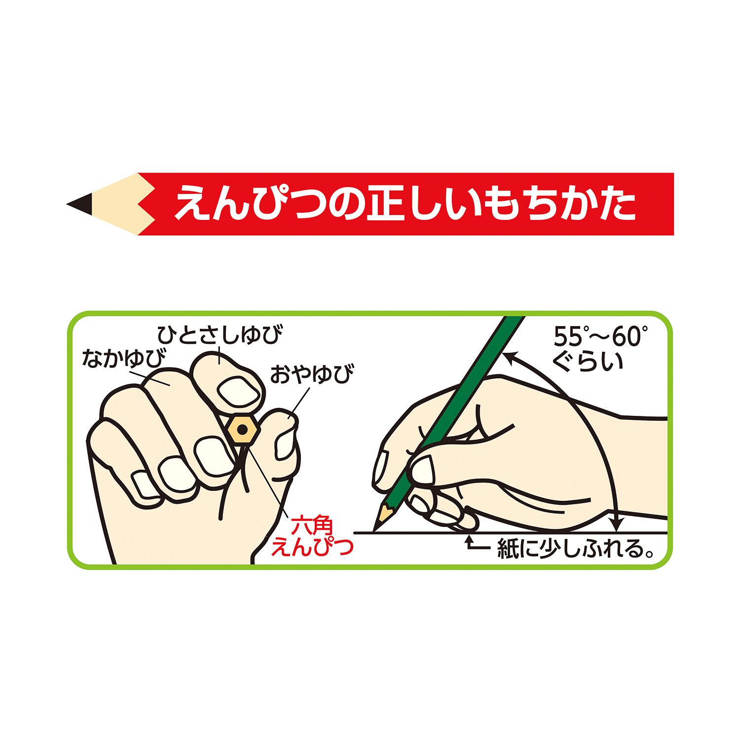 日本文具 KUTSUWA - 恐龍博士六角鉛筆12支(2B)