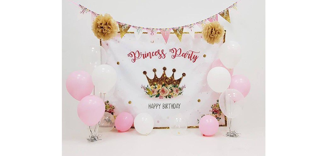 PartyPack派對懶人包 - 夢幻公主皇冠生日派對懶人包5件組 (20x26x6 cm)