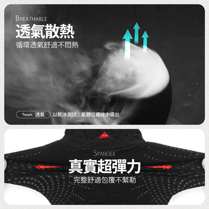 GIAT - 3雙組-石墨烯遠紅外線彈力護套-護膝+護肘+護踝各1雙-黑色 (FREE)