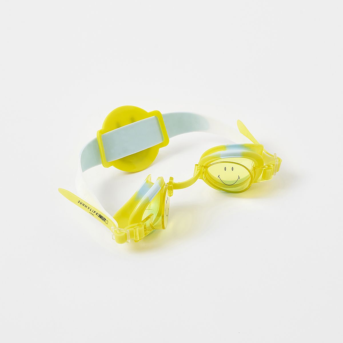 澳洲 Sunnylife - 兒童泳具-smiley®兒童微笑泳鏡-UV380抗紫外線鏡片 (3-9歲適用（產品尺寸 16 x 3 x 5 公分）)