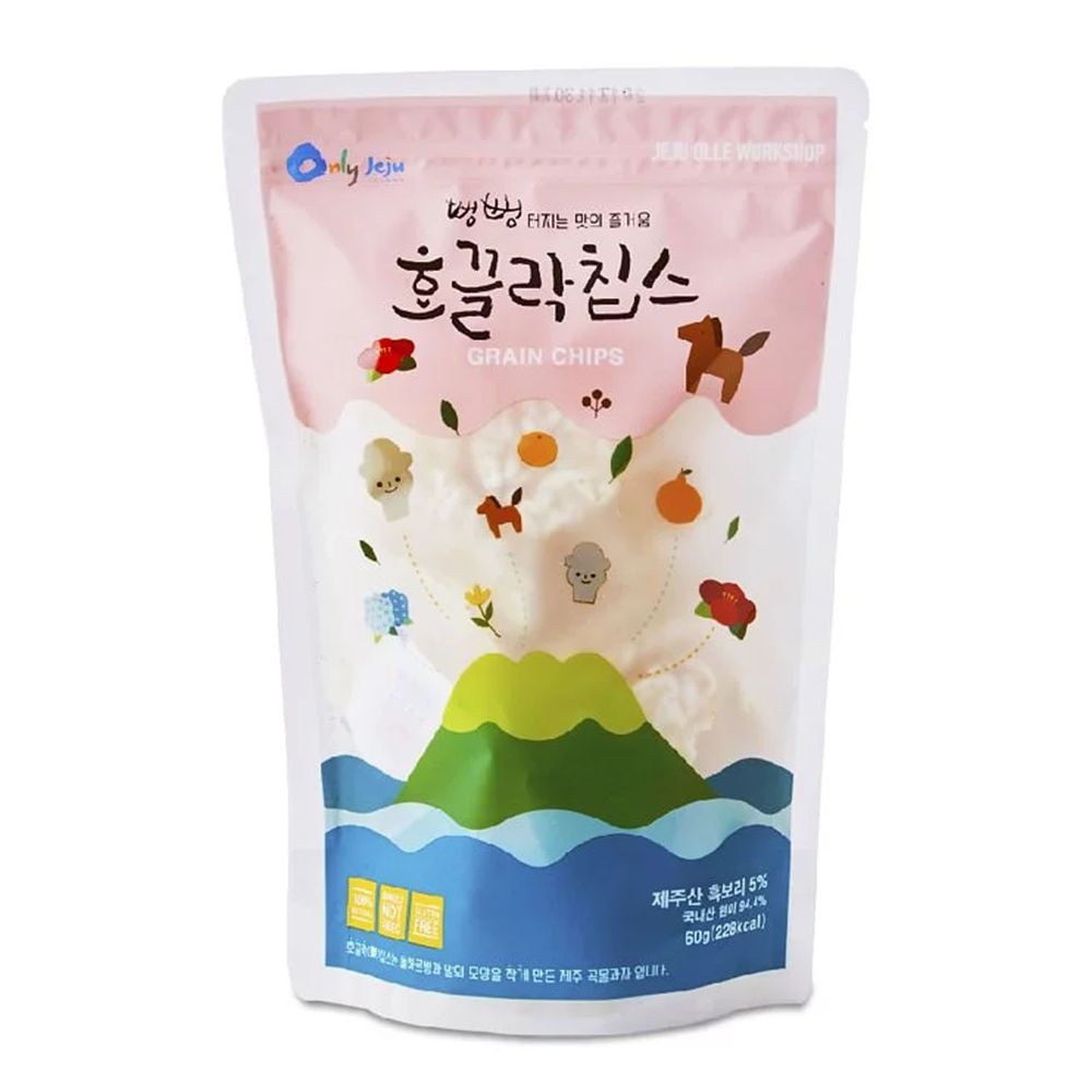JejuMami 濟州媽咪 - 濟州純淨米餅脆片 60g 單入 (60g)