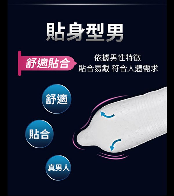 Durex 杜蕾斯 - 保險套-雙悅愛潮-3入