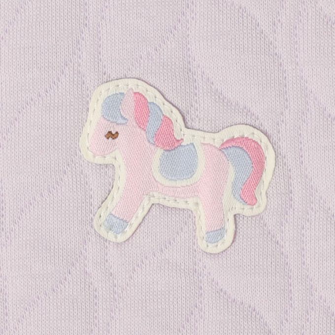 akachan honpo - 長袖鋪棉套頭家居服-獨角獸-紫色