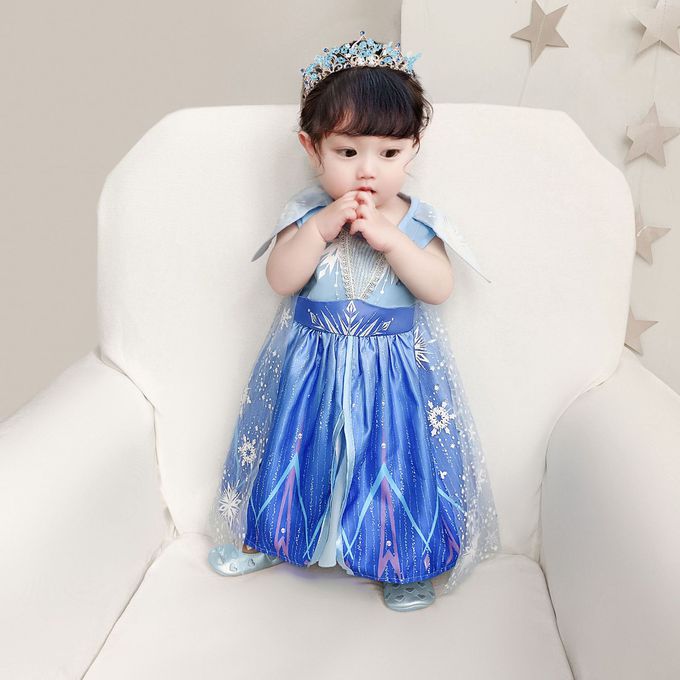 冰雪女王雪花洋裝