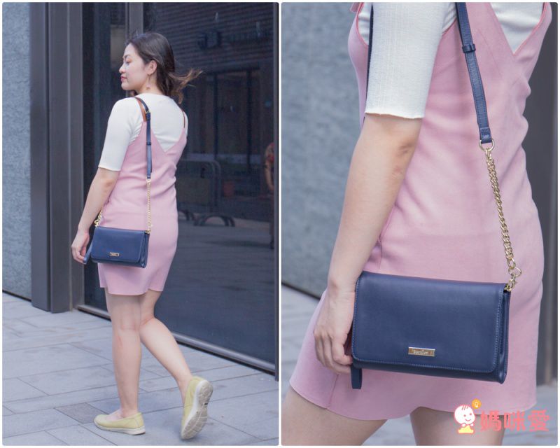 HARUhonpo 小晴天本舖 - Harulez 日本設計師の聯名款-Cuir Urban皮質手拿肩背兩用包-宇宙黑