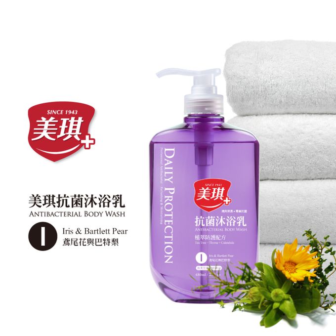 美琪生技 - 【1罐1補組】美琪抗菌沐浴乳 (白麝香)