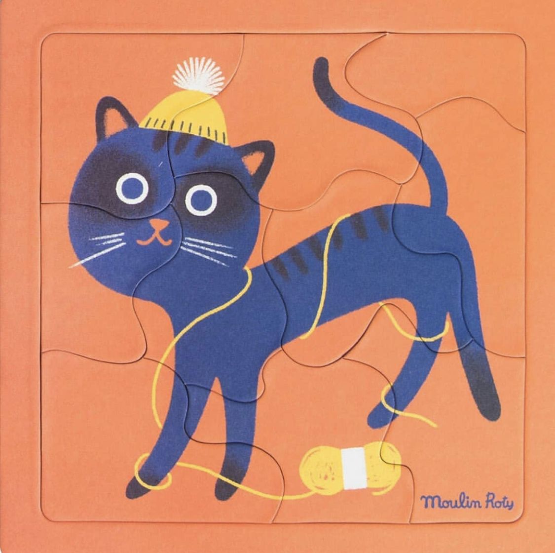 Moulin Roty - 四合一動物拼圖 (205*205*35(mm))