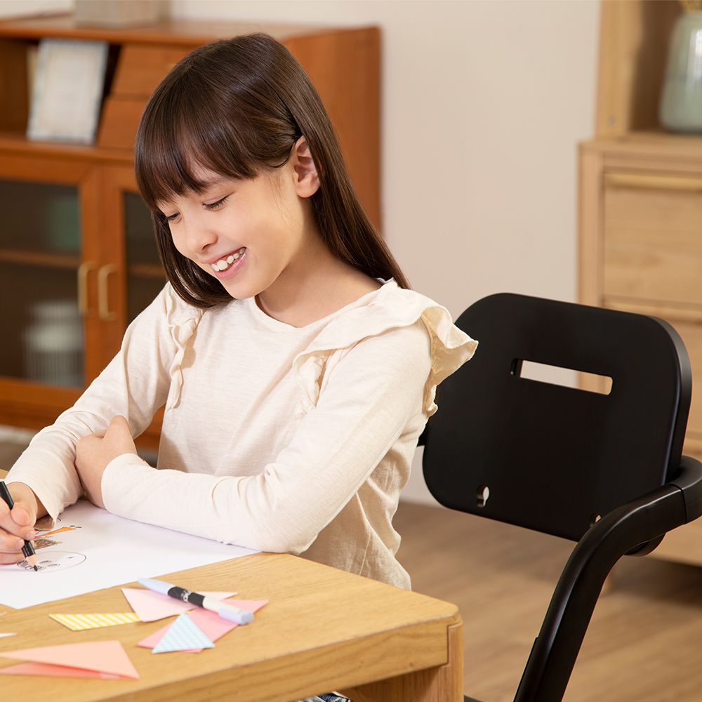 Grow With Me 兒童高腳成長餐椅-松露黑