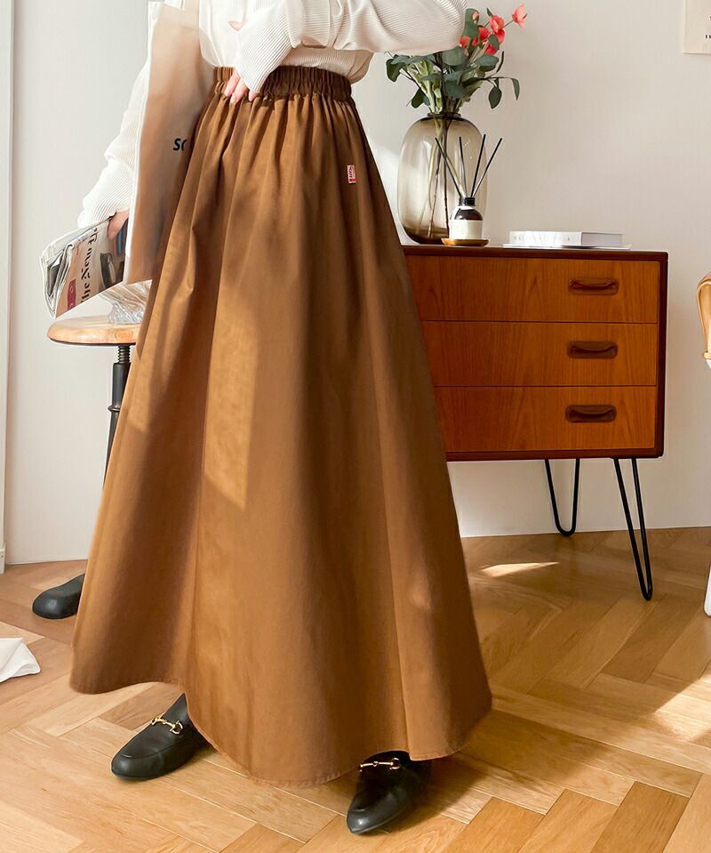 日本 Classical Elf - 百搭垂墜感修身長裙-黑