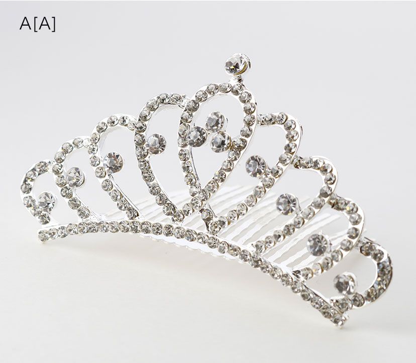 日本 Catherine Cottage - 閃閃發亮華麗皇冠髮飾-A款