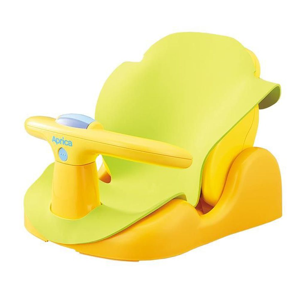 日本 Aprica - [出清促銷價] 多功能沐浴椅-黃-0歲新生兒~2歲