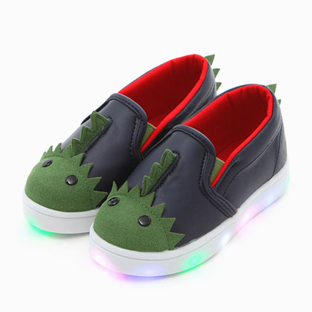 韓國 OZKIZ - (LED燈)小恐龍厚底休閒鞋