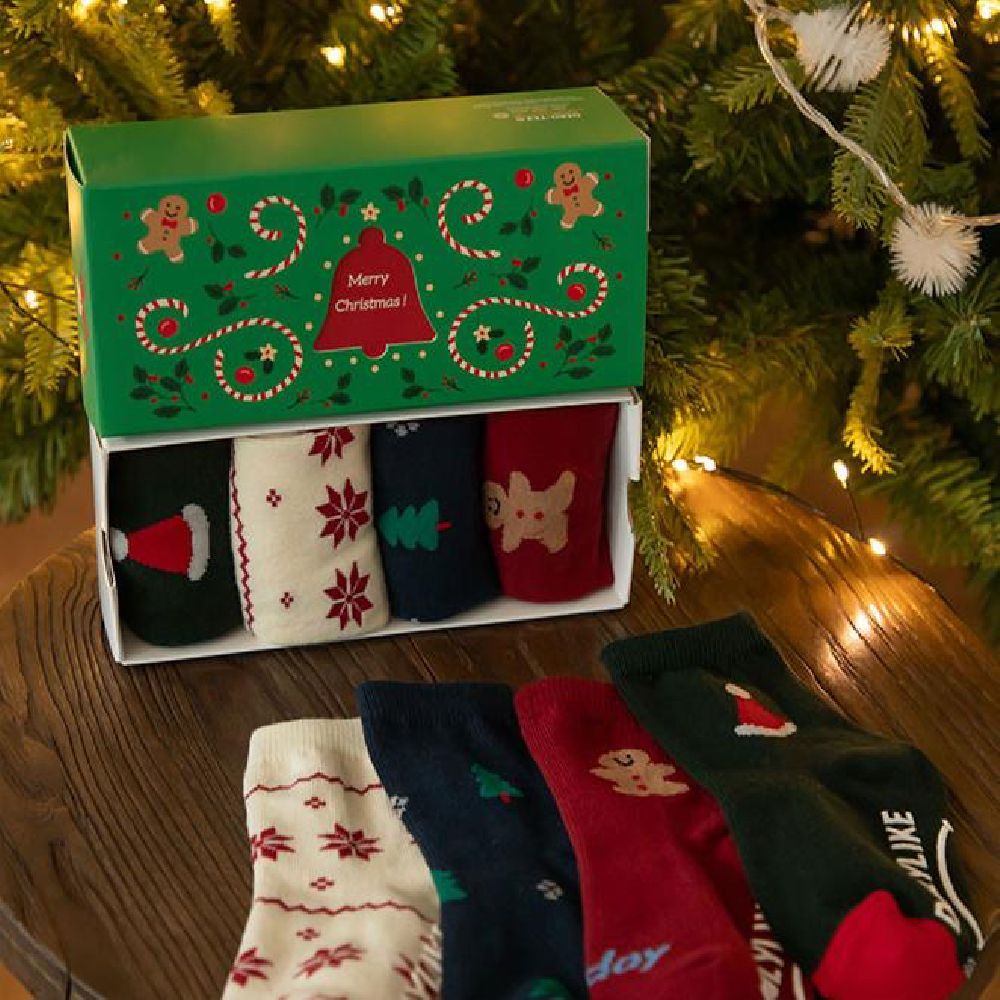 現貨倒數！正韓製 聖誕氛圍襪子～媽媽寶貝一起穿～