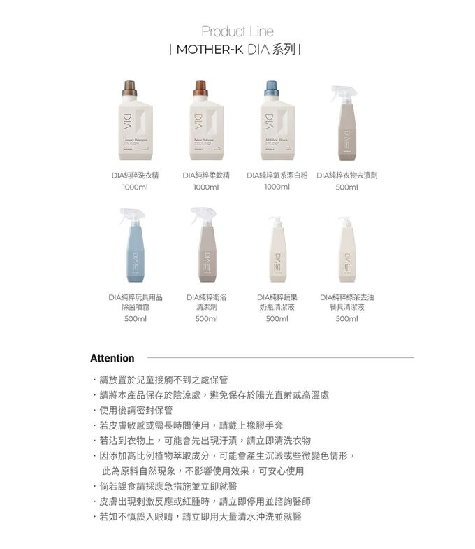 MOTHER-K - DIA純粹蔬果奶瓶清潔液30ml (體驗包)