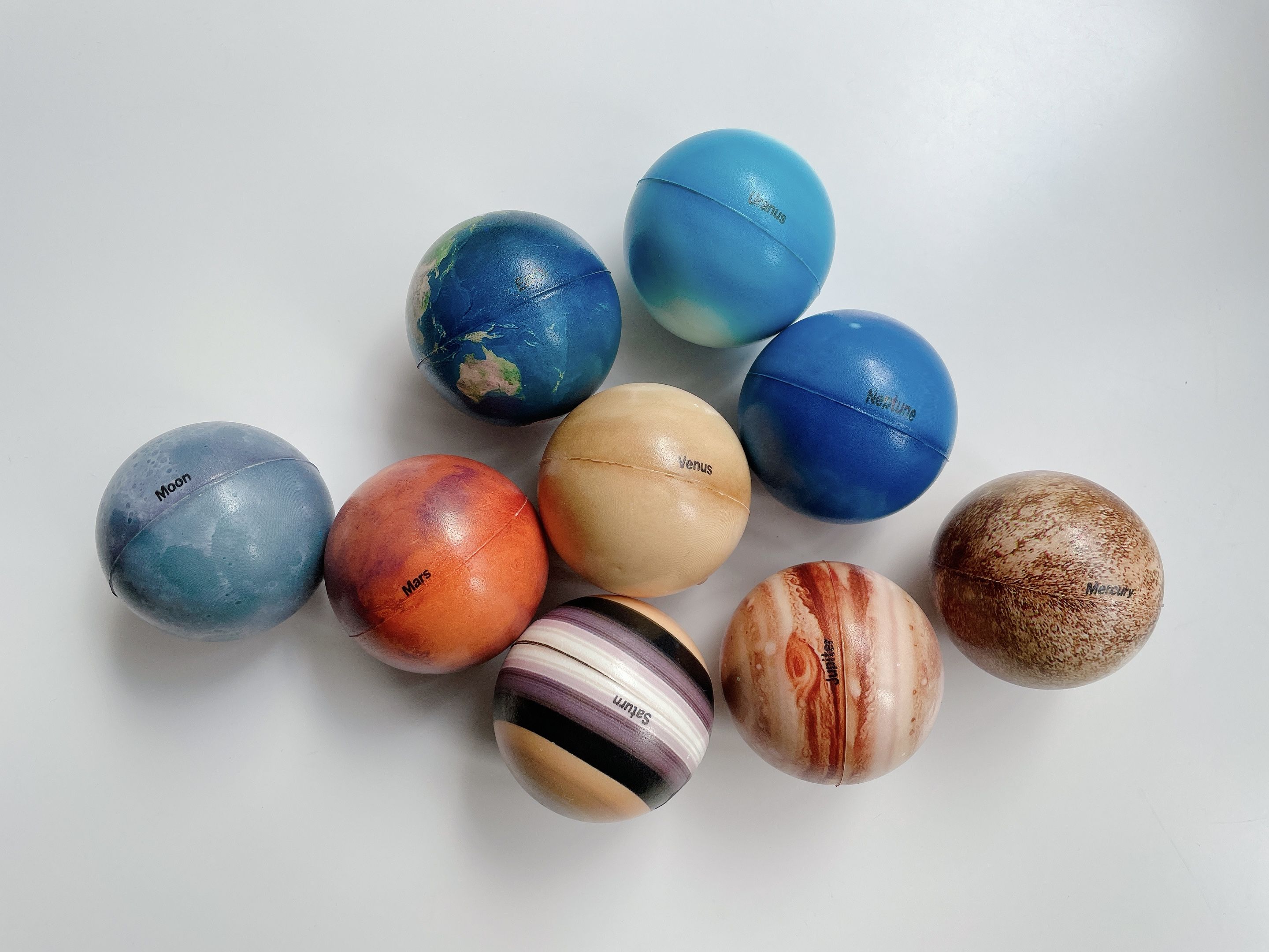 玩玩 Play - 太空系列八大行星彈跳球 (直徑約6.3cm)-9顆/包