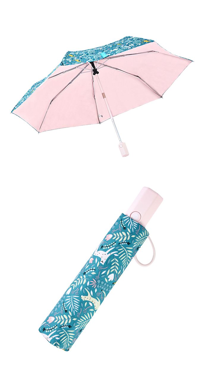 Rainstory - -8°降溫凍齡個人自動傘-繽紛豹-自動開收傘