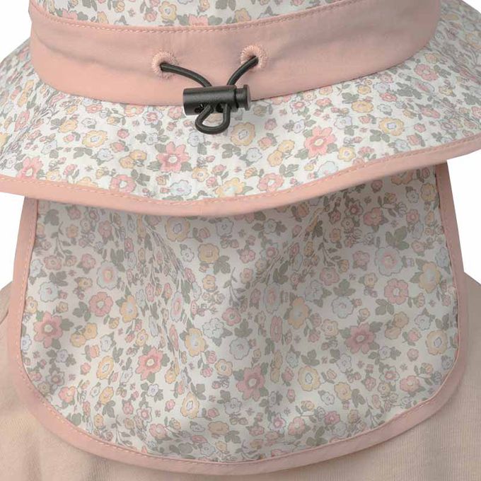 akachan honpo - 防潑水漁夫帽-滿版印花-粉紅色