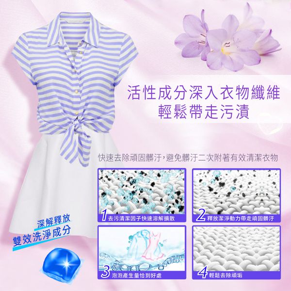 奇檬子 - SGS香氛小蒼蘭洗衣膠球-20顆入*6包