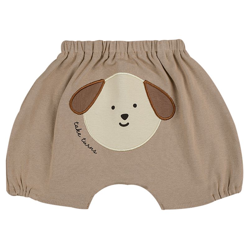 akachan honpo - 蓬蓬褲-動物造型屁屁 吸水速乾-淺卡其色