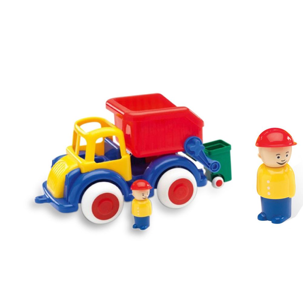 瑞典Viking toys - Jumbo恰克回收車(含2隻人偶)-28cm