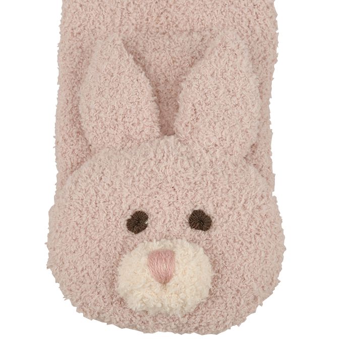 akachan honpo - 毛茸茸圍巾-動物-粉紅色 (80~95cm)