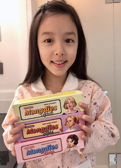 韓國 mongdies - 兒童無氟牙膏-紅莓口味-0-4歲-100g