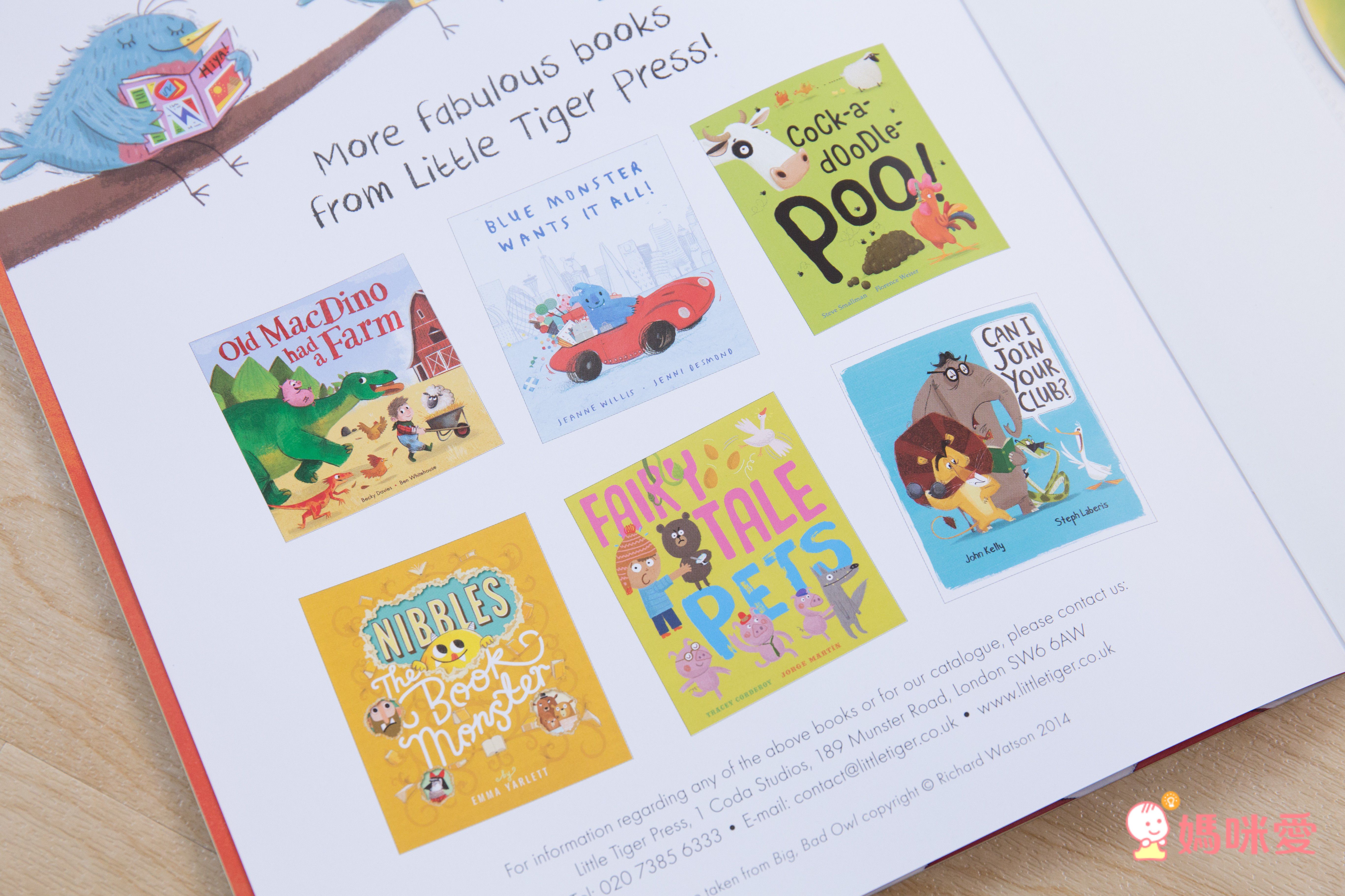 【最受歡迎的有聲英文書單】英文繪本10書＋10CD～大野狼熱銷缺貨款補貨到！