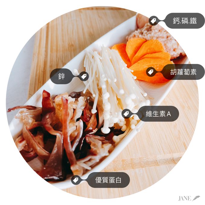 童心好食館 - 彩色星星紅蘿蔔金針菇木耳雞肉餛飩(無糖無鹽無調味)(10M+)(40顆)