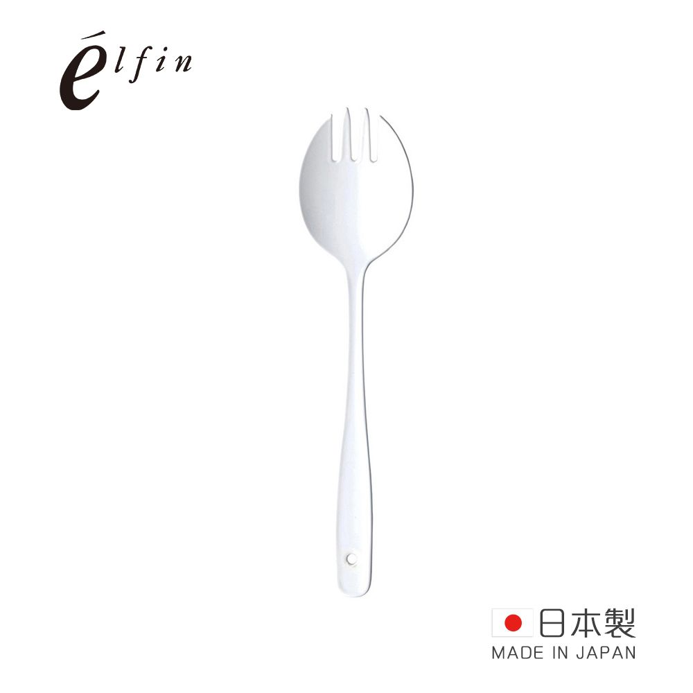 日本高桑 elfin - 日製白琺瑯咖哩叉子-2入
