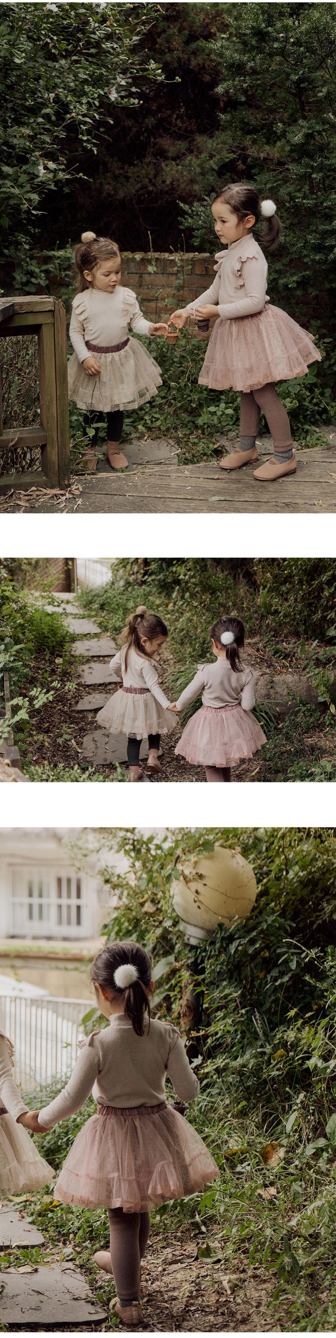 韓國 Puellaflo - 荷葉裝飾中領混毛彈性上衣-淺粉紫