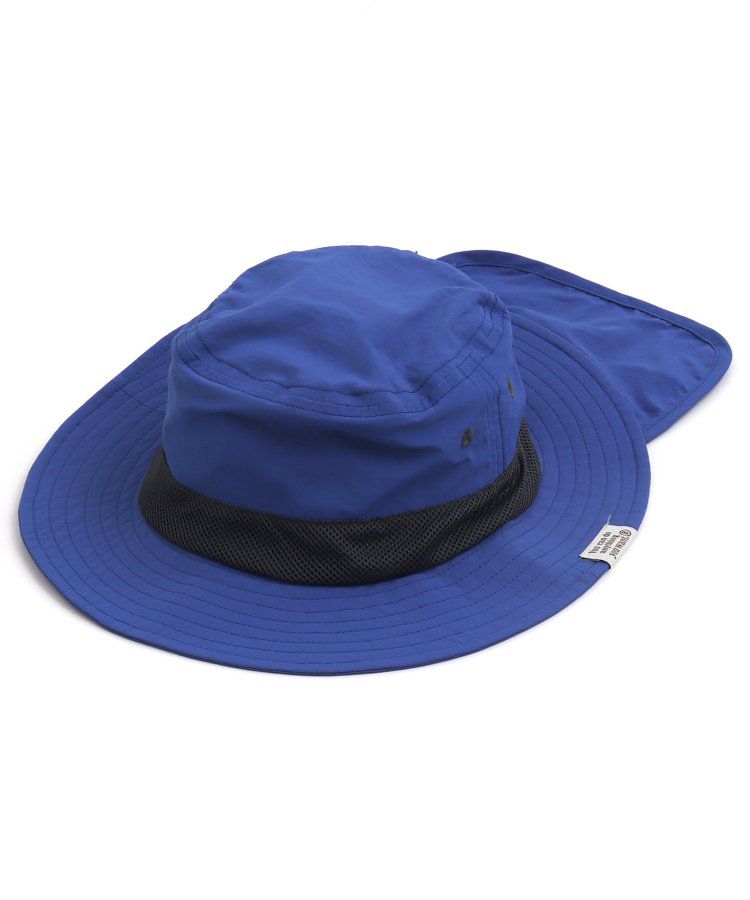 日本 BREEZE - 抗UV 後頸可收納遮陽帽-彩虹色