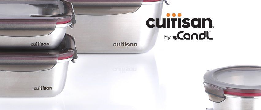 分隔不混味！韓國 Cuitisan 酷藝師保鮮盒 可微波的不銹鋼！