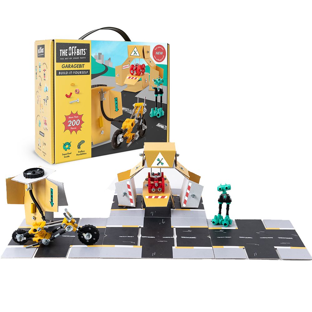 以色列 theOffBits - 機械積木-車庫遊戲盒
