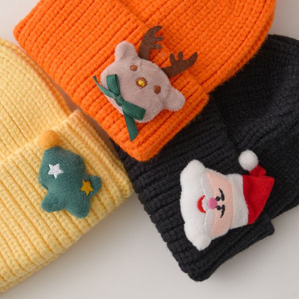 日本 Lycee mine - 耶誕風童趣造型針織帽-聖誕老人-薰衣草 (F(48-52))