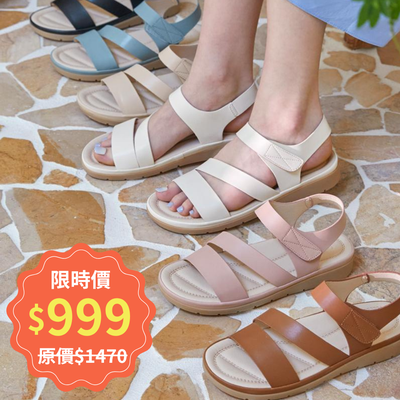 夏季必收涼鞋！人氣熱賣輕彈麵包鞋，日走2萬步腳也不痛！