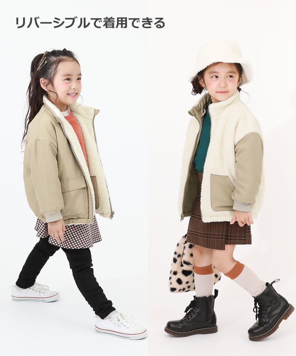 日本 devirock - 4WAY絨毛/桃皮連帽羽絨外套(可機洗)-炭黑x棕