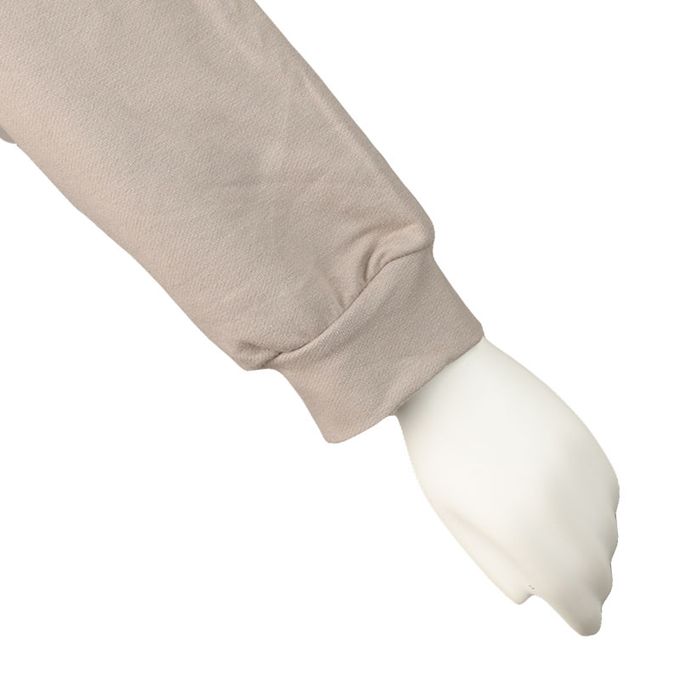 akachan honpo - 長袖彈性洋裝-防止裙擺上翻設計-摩卡色 (M~L)