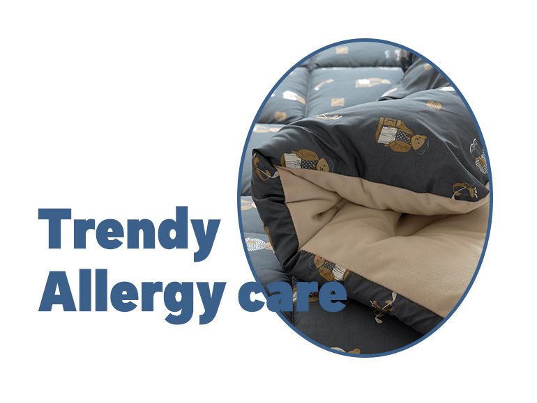 韓國 Maatila - 可水洗M2全方位抗菌防蟎棉被(冬被)-紳士熊熊