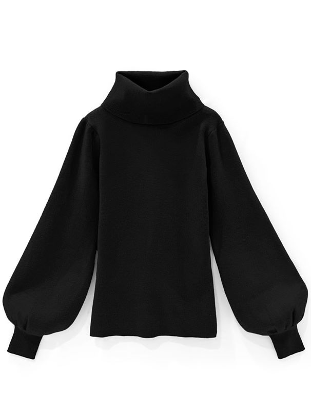 日本 GRL - 後蝴蝶結美型細針織上衣-淺灰藍