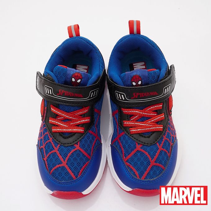 漫威蜘蛛人-蜘蛛人減壓吸震電燈鞋MNKX24216藍(中大童)-電燈鞋-藍
